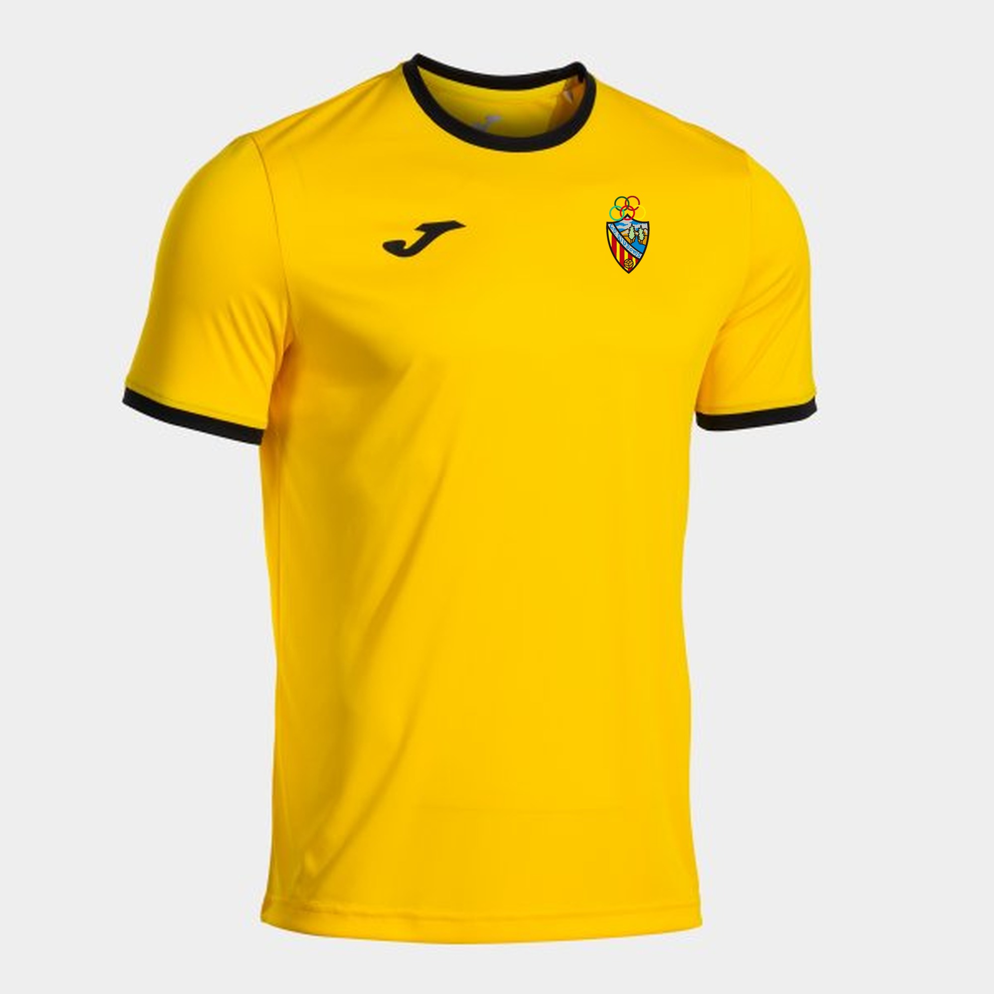 Camiseta manga corta hombre Combi Premium amarillo negro