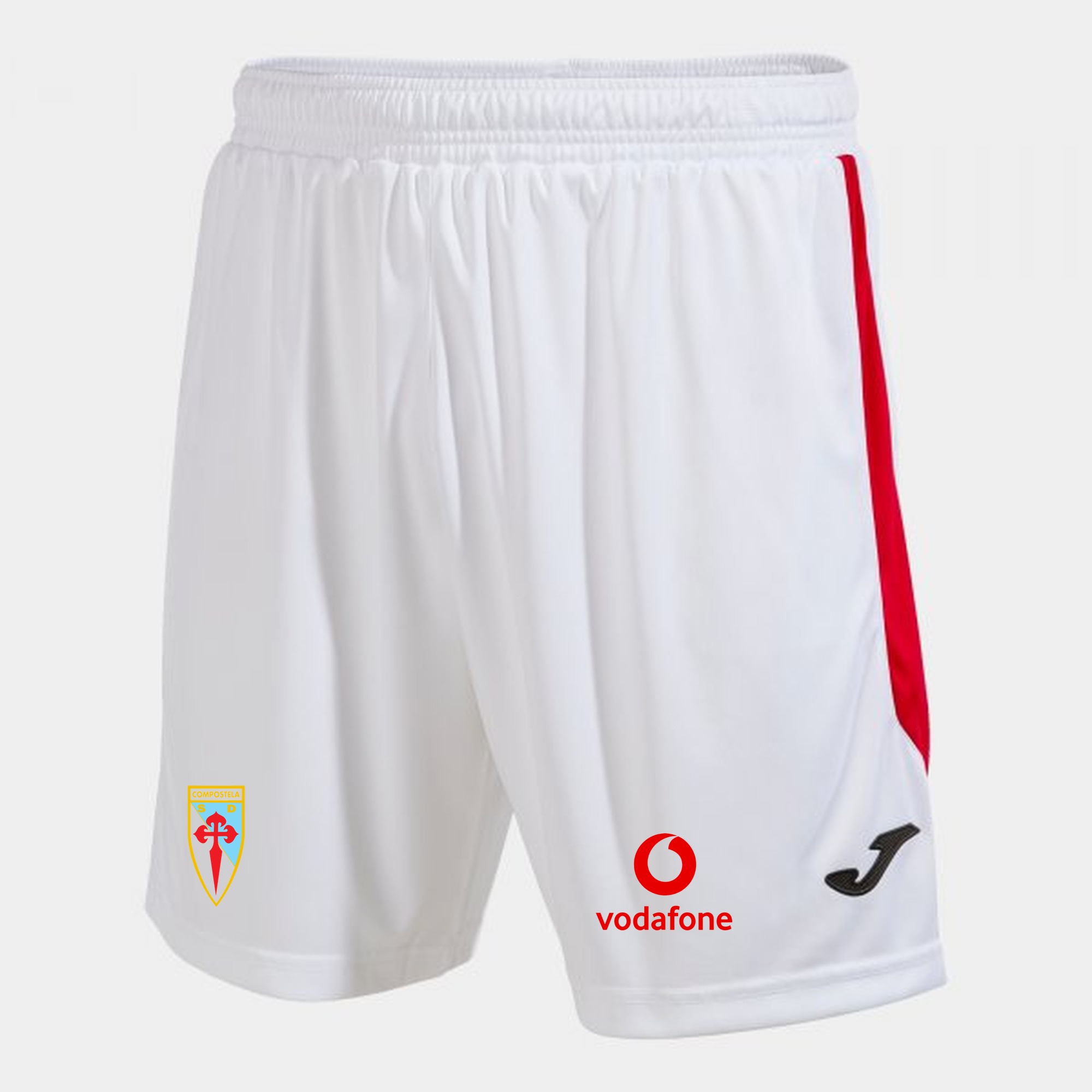 SHORT GLASGOW WHITE RED