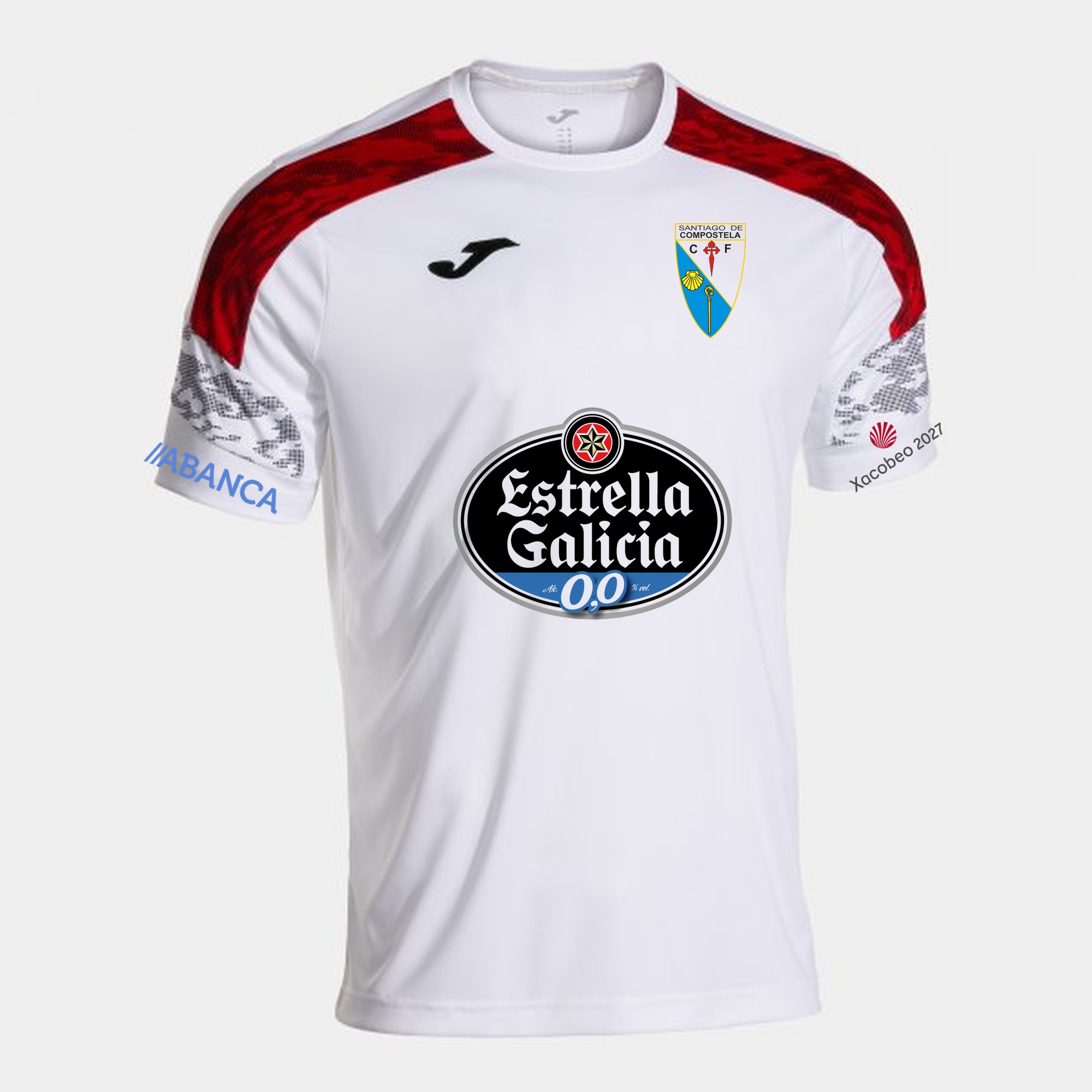 Camiseta manga corta hombre Championship VIII blanco rojo